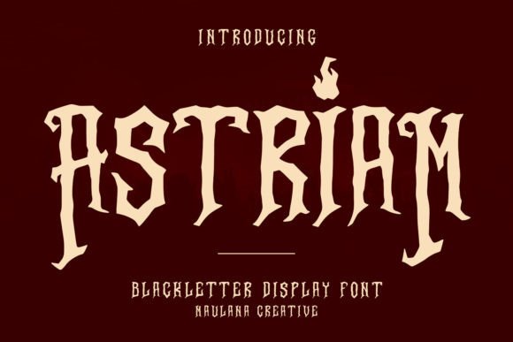 Astriam: A Bold Blackletter for Modern Impact