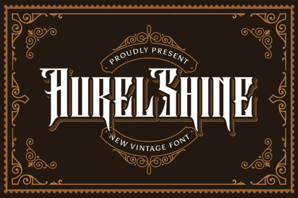 Aurel Shine: A Classic Blackletter Font for Bold Design