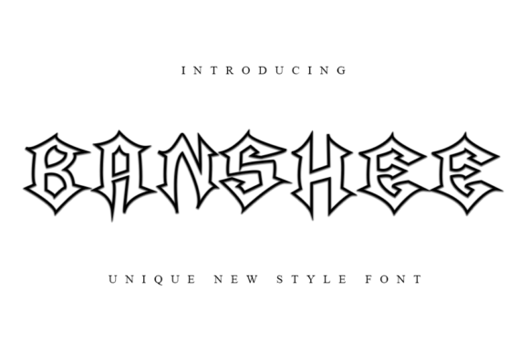 Banshee: The Modern Blackletter Font Redefining Edge