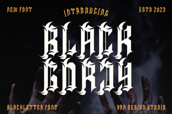 Black Gorjy: Mastering the Bold Blackletter Font