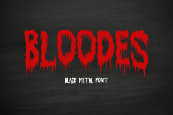 Bloodes: Unleashing Raw Blackletter Power for Bold Brands