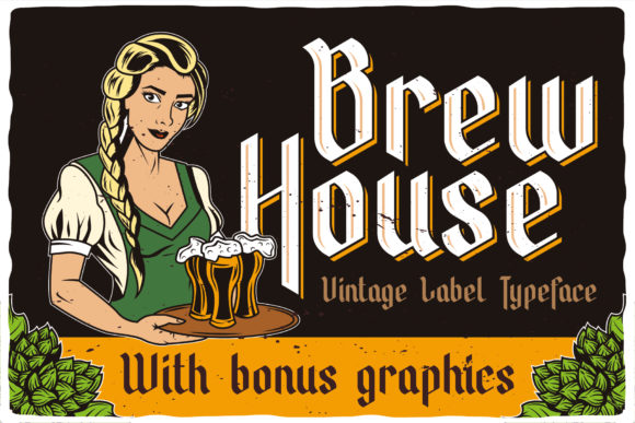 Brew House: A Blackletter Font for Authentic Branding