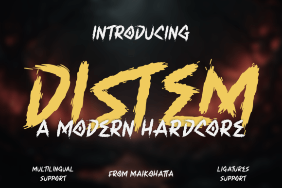 Distem: The Bold Blackletter Font for Unforgettable Projects
