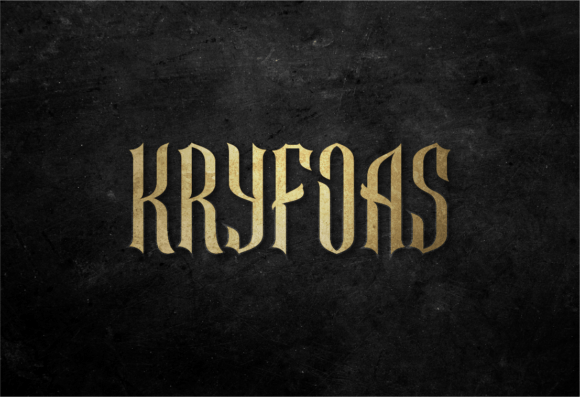 Kryfoas: The Blackletter Typeface for Bold Brand Stories