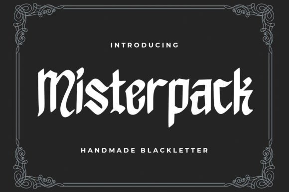 Misterpack: Bold Blackletter for Modern Impact