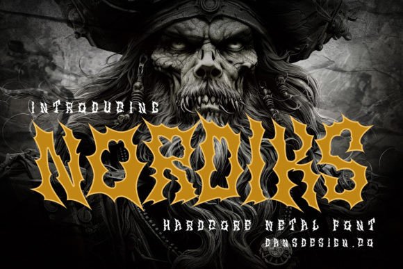 Nordiks: Commanding Attention with Metal Horror Blackletter