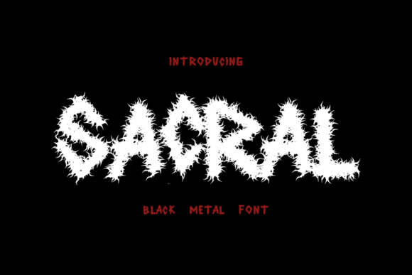 Sacral: The Blackletter Font with a Modern Edge