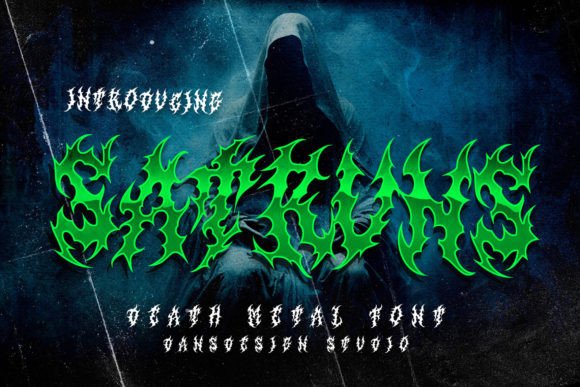 Satruns: Commanding Attention with Metal Blackletter Design