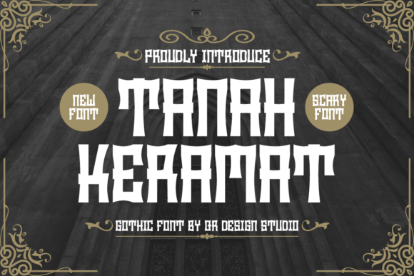 Tanah Keramat: A Bold Blackletter Font for Impactful Designs