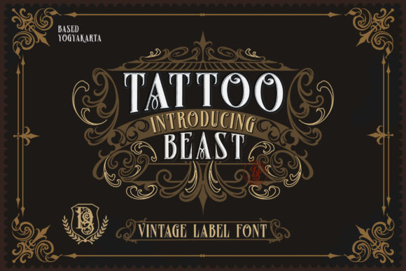Tattoo Beast: A Bold Blackletter for Unforgettable Designs