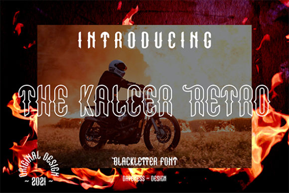 The Kalcer Retro: A Fresh Take on Blackletter for Modern Brands