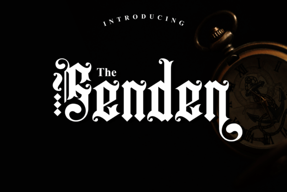 The Senden: A Bold Blackletter Typeface for Modern Design